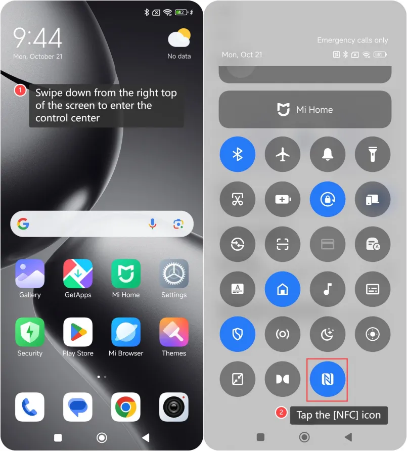 نحوه فعالسازی NFC در شیائومی